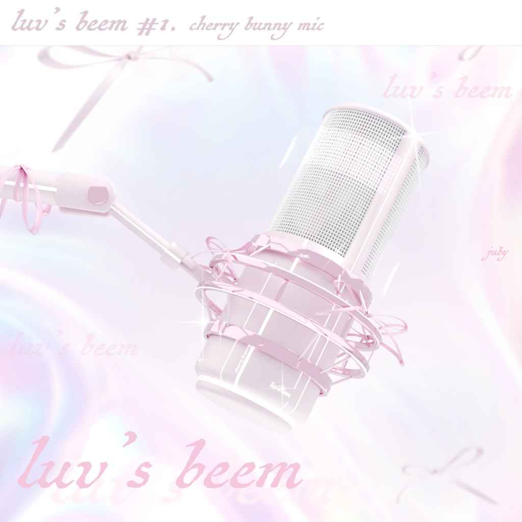 luv's beem #1 cherry bunny mic {Vtuber}