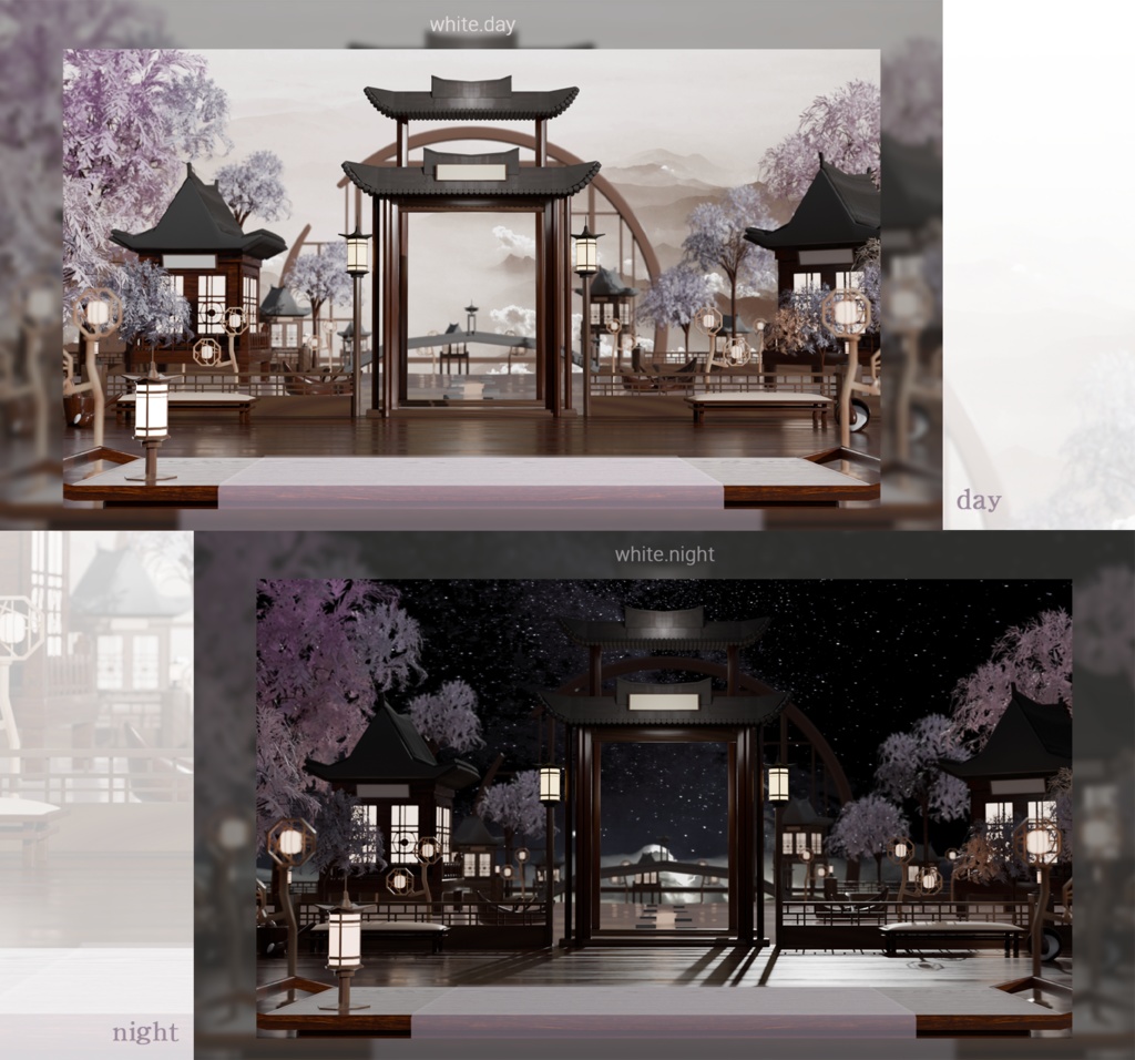 동양풍 배경 (New Year background) {Vtuber}