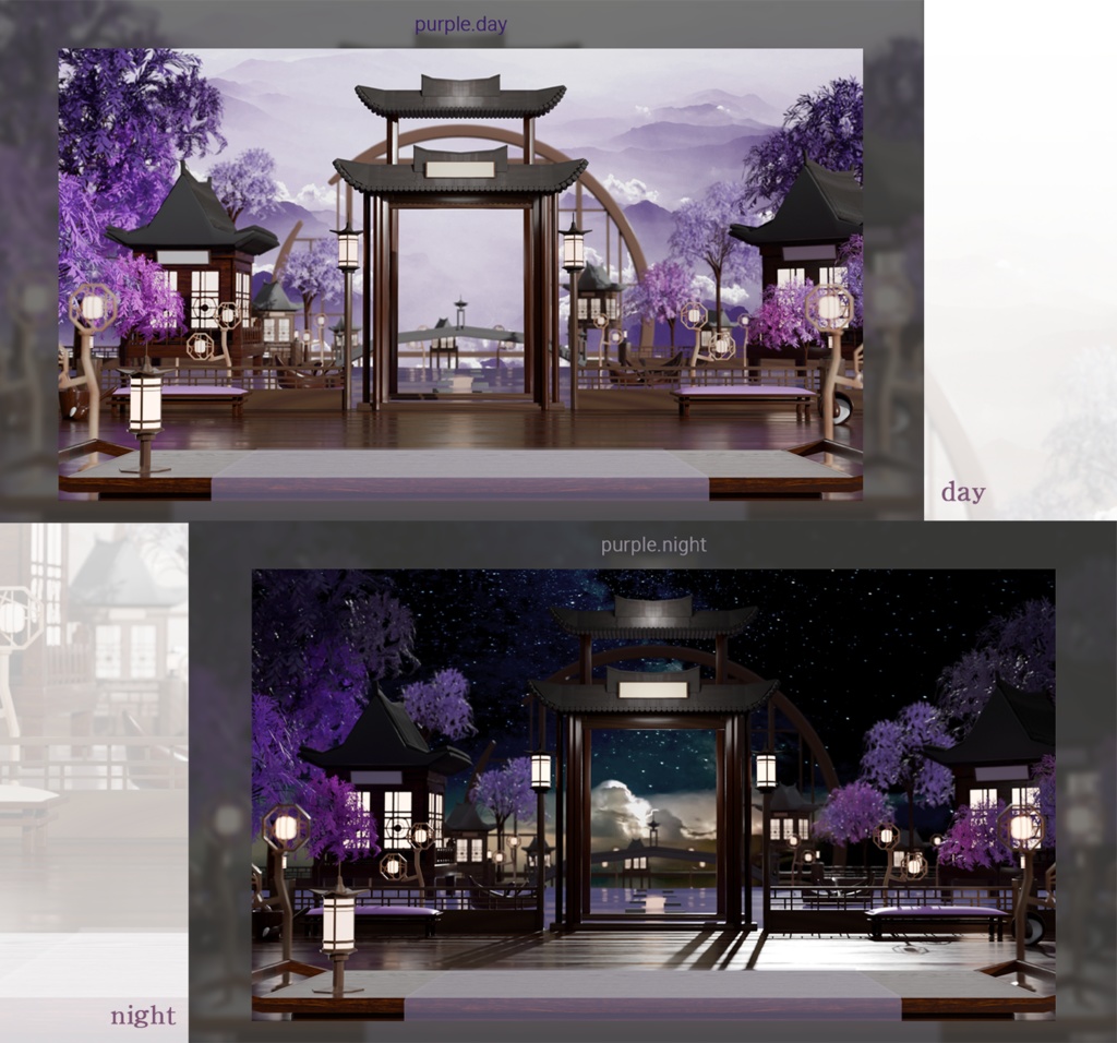 동양풍 배경 (New Year background) {Vtuber}