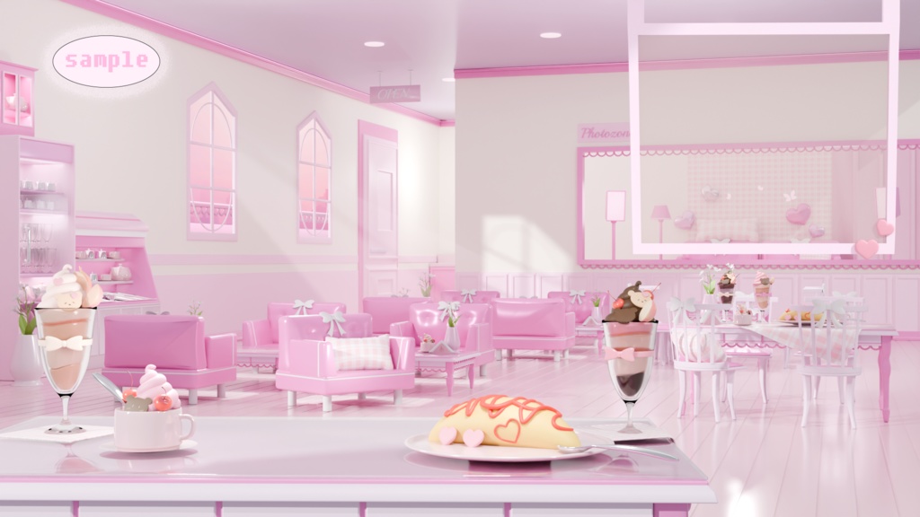 sweet maid cafe{vtuber}(image)