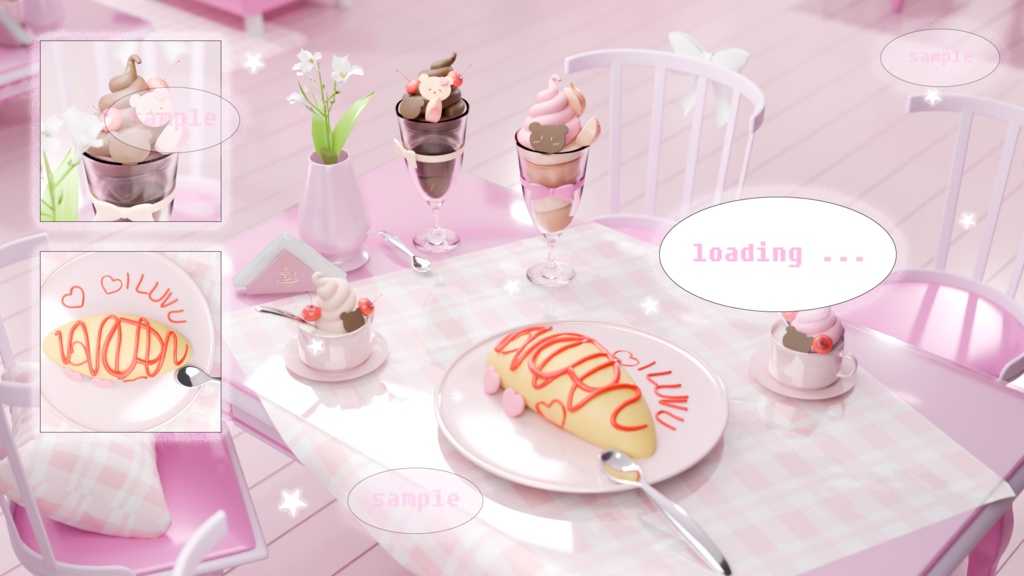 sweet maid cafe{vtuber}(image)
