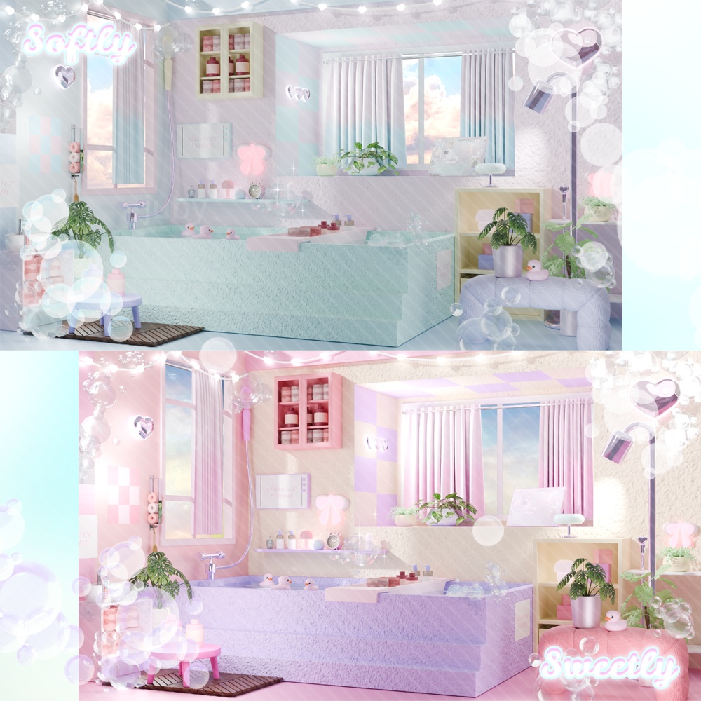 Softly/Sweetly Shower room