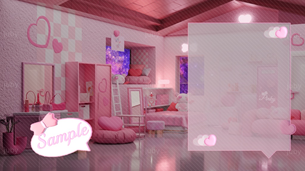 Pinky&Funky room