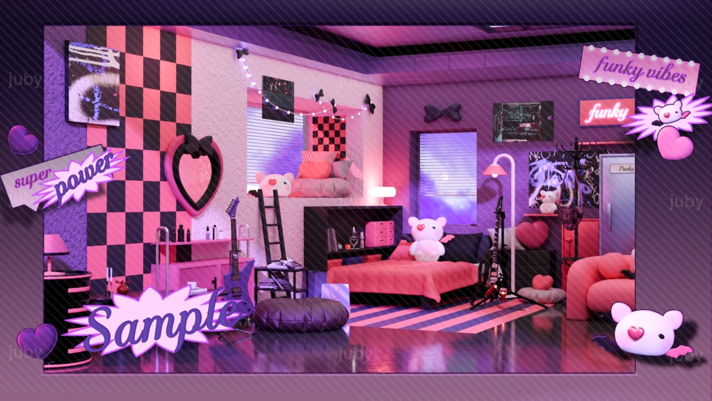Pinky&Funky room