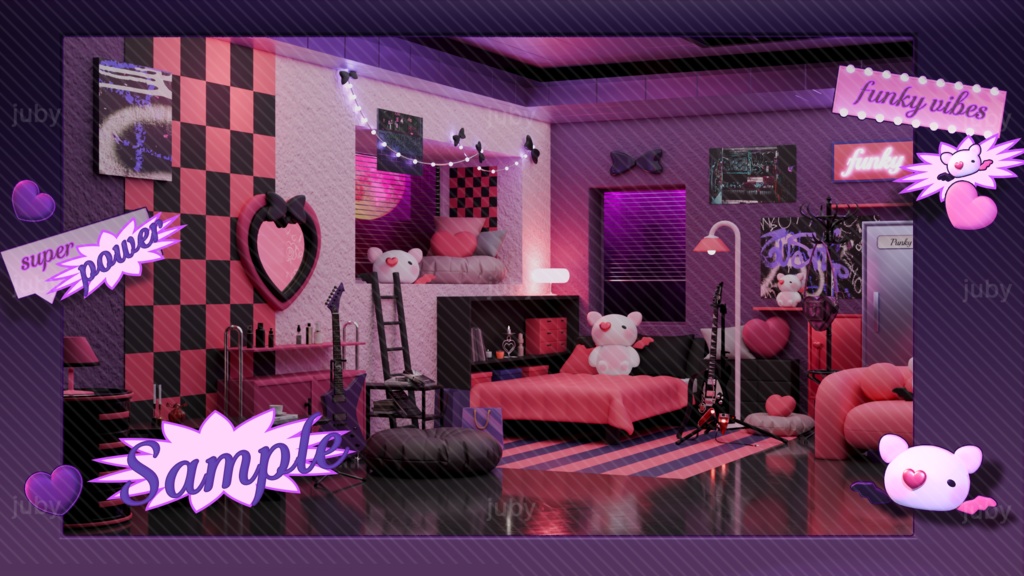 Pinky&Funky room