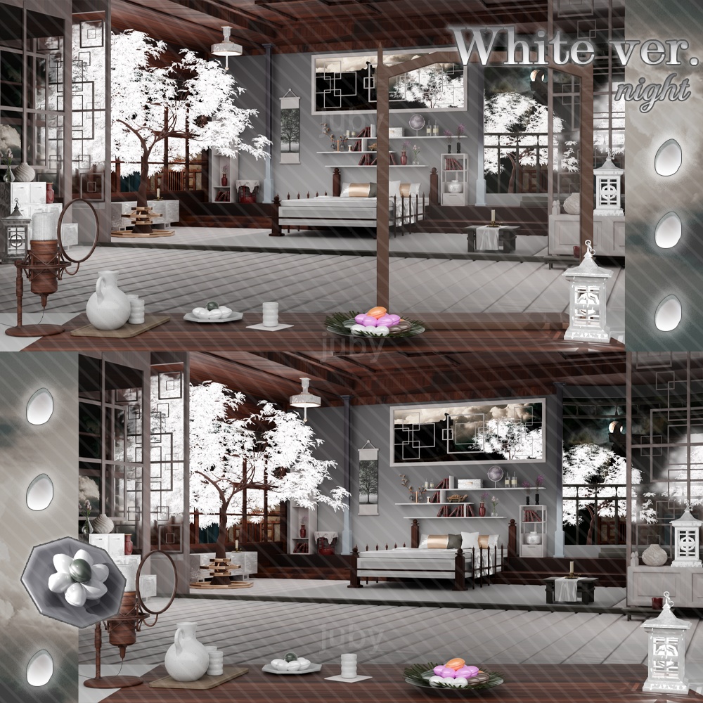 추석 한옥 배경