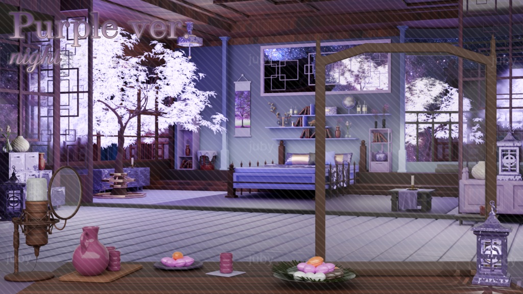 추석 한옥 배경