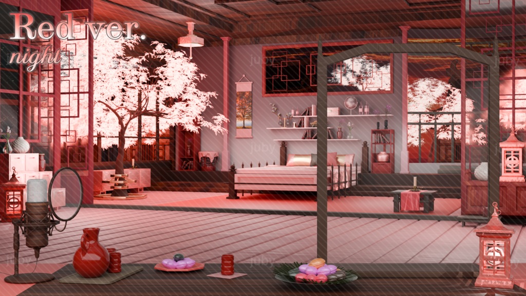 추석 한옥 배경