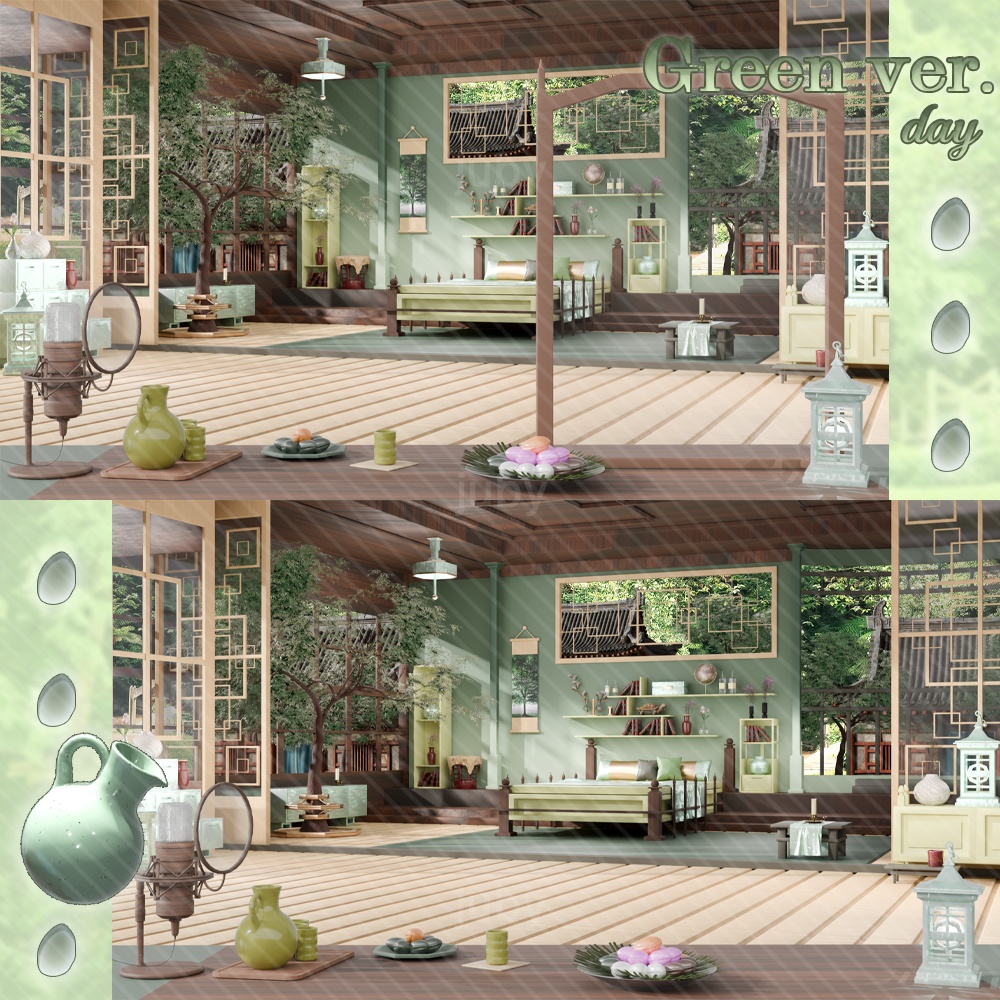 추석 한옥 배경