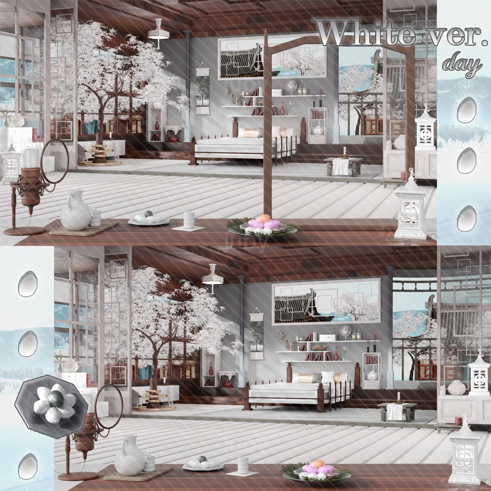 추석 한옥 배경