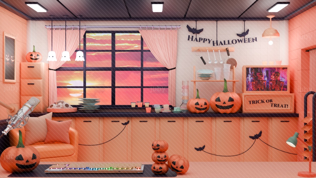 {Happy Halloween room}