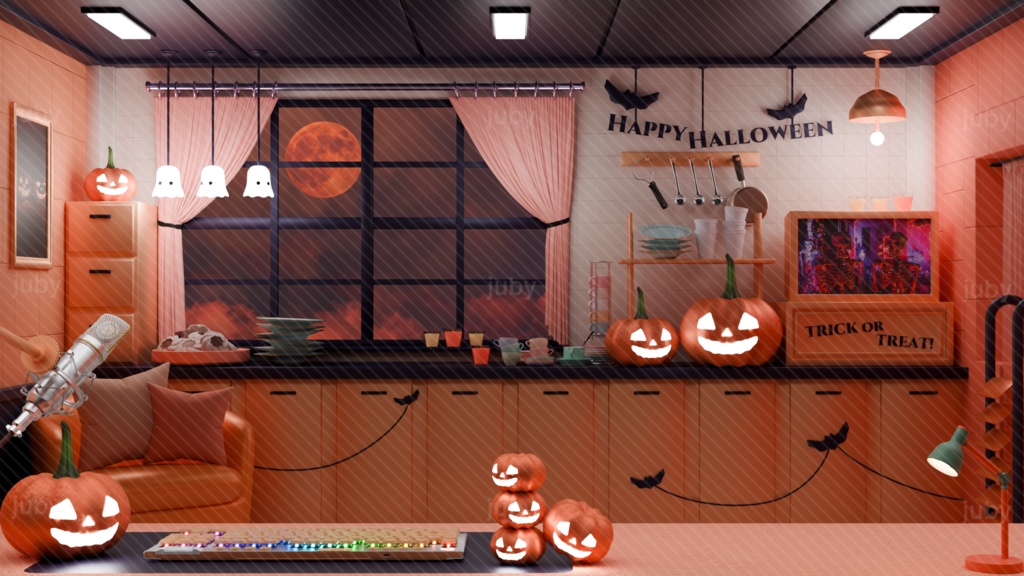 {Happy Halloween room}