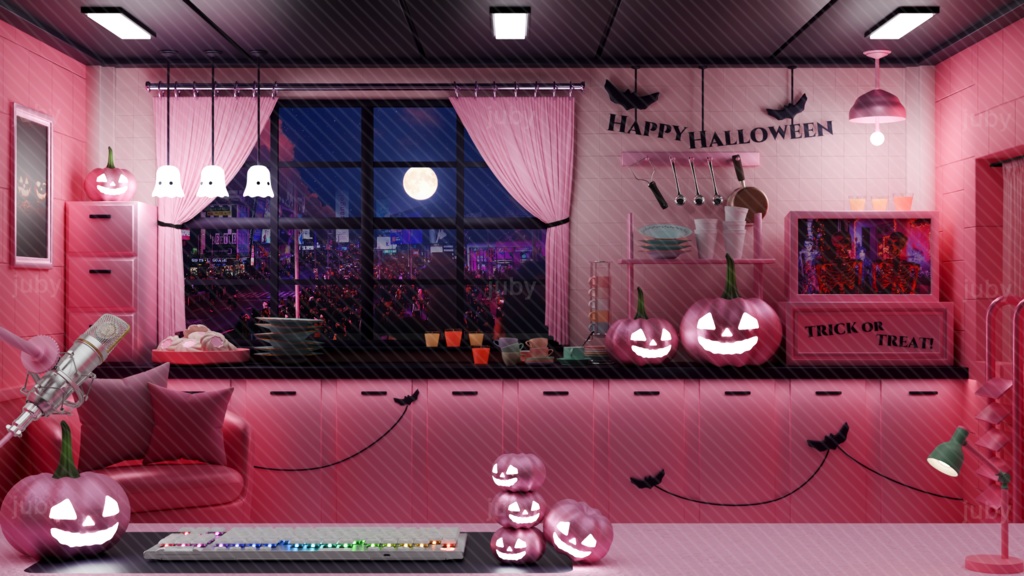 {Happy Halloween room}