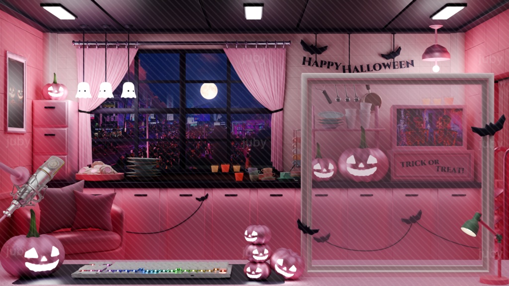 {Happy Halloween room}