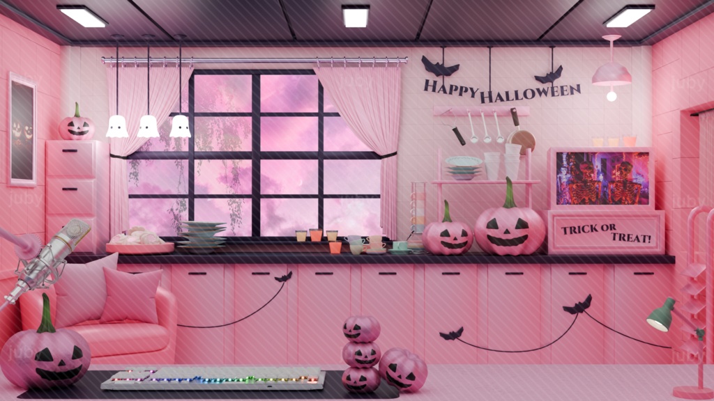 {Happy Halloween room}