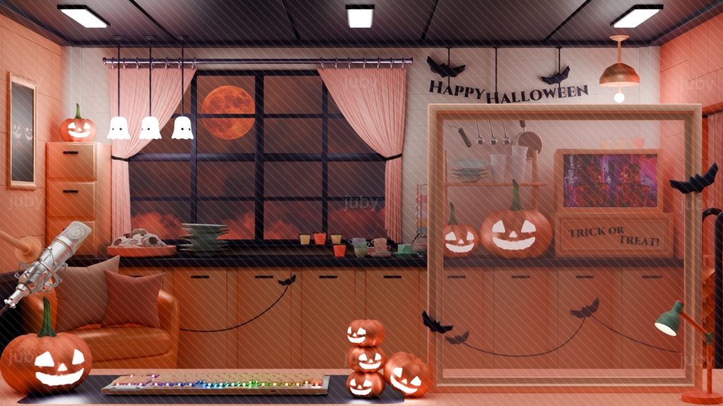 {Happy Halloween room}