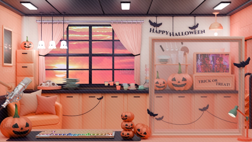 {Happy Halloween room}