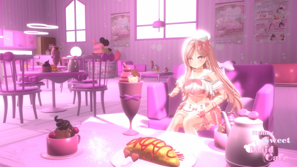 Melting Sweet Maid Cafe (Warudo Pro).Nilotoon