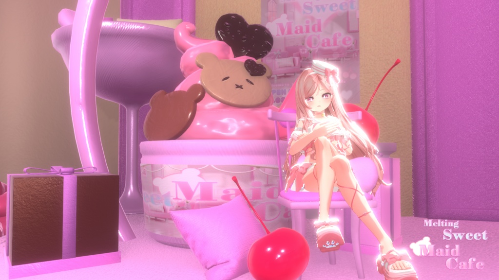 Melting Sweet Maid Cafe (Warudo Pro).Nilotoon