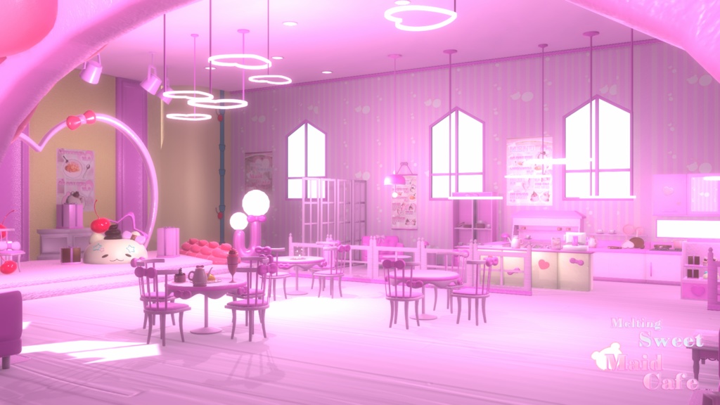 Melting Sweet Maid Cafe (Warudo Pro).Nilotoon