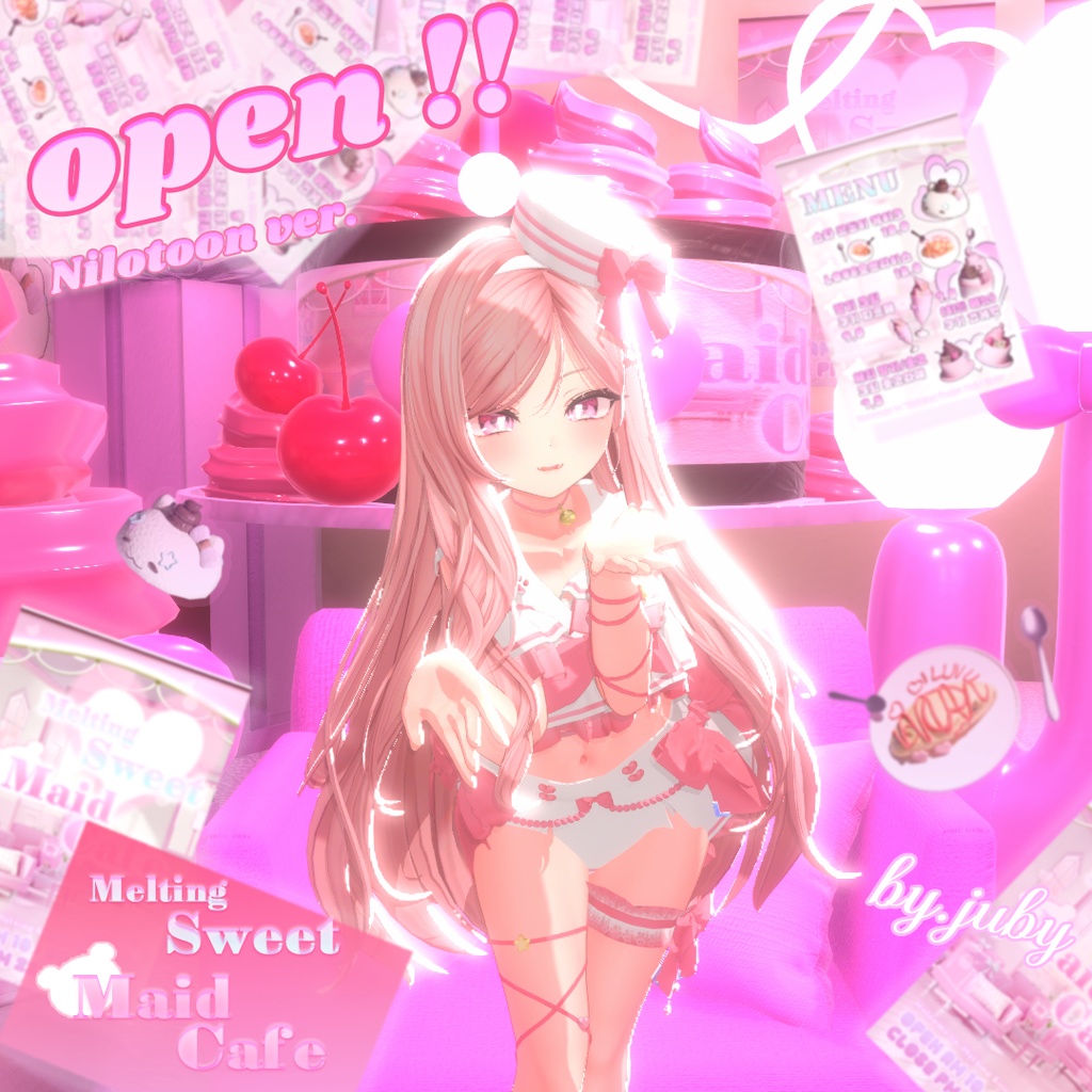 Melting Sweet Maid Cafe (Warudo Pro).Nilotoon(~10/24 10% sale)