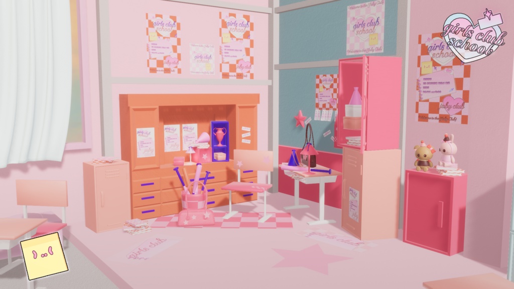 ♡̷̷̷Girl's Club School {Warudo URP world}{Open 30% SALE}♡̷̷̷