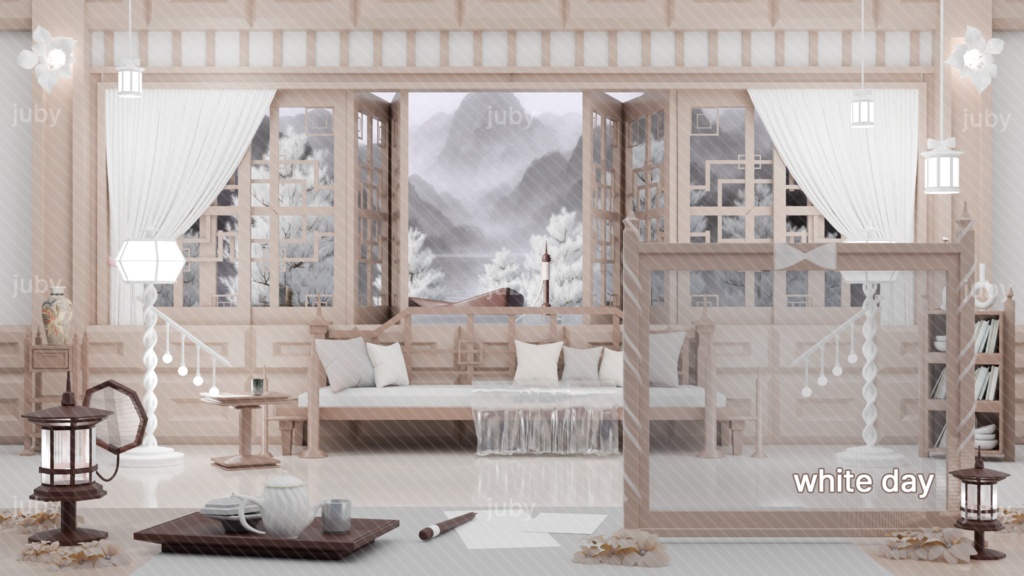 ♡{동양풍 배경 ver.2}~1/7SALE♡