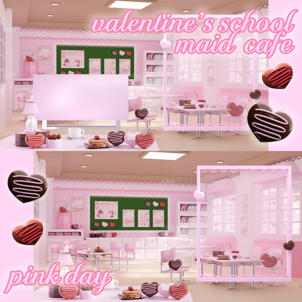 ➳❤︎{valentine's school maid cafe}❤︎