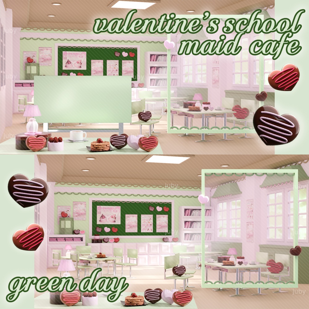 ➳❤︎{valentine's school maid cafe}❤︎