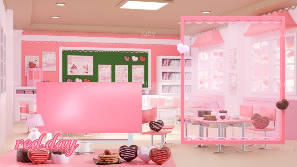 ➳❤︎{valentine's school maid cafe}❤︎