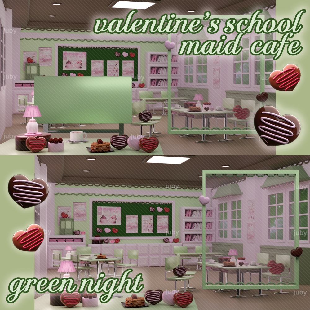 ➳❤︎{valentine's school maid cafe}❤︎