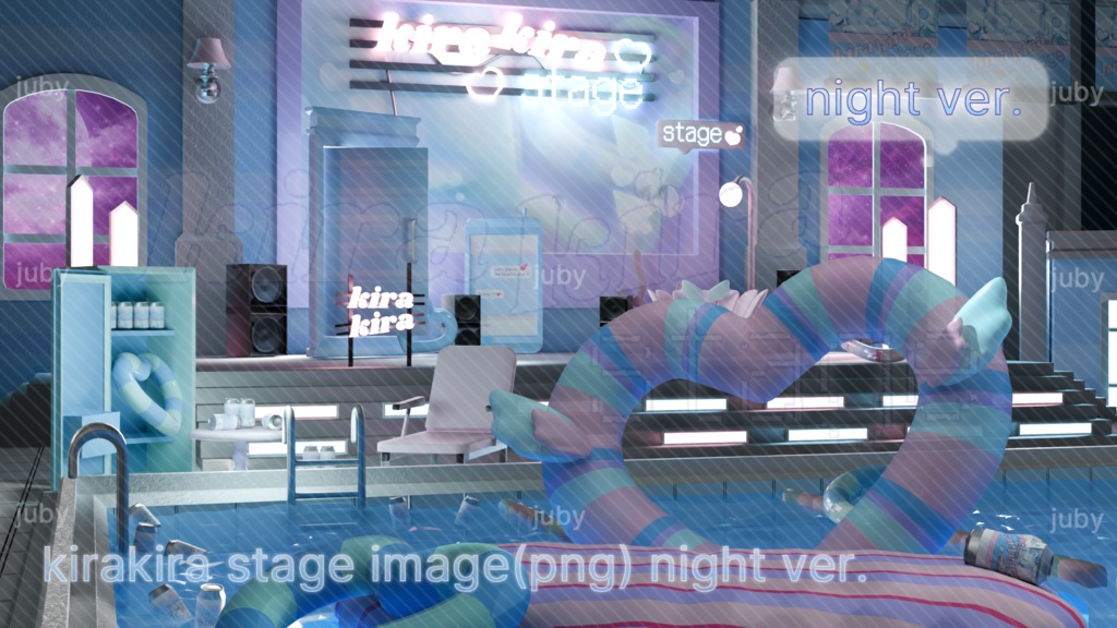 !!{image}{png}!!♡̷̷̷ kirakira stage image ver. 🎤🩵♡̷̷̷