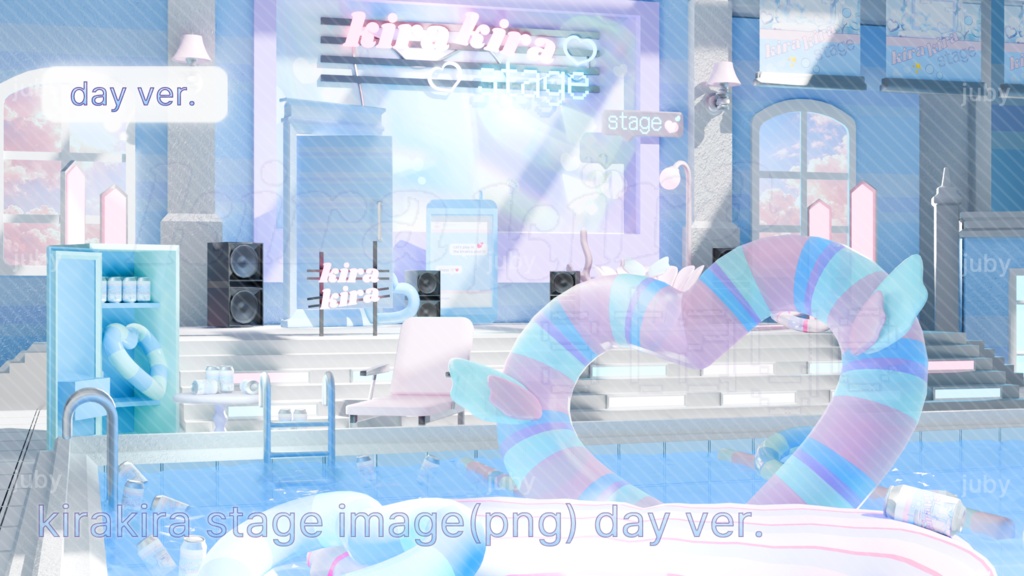 !!{image}{png}!!♡̷̷̷ kirakira stage image ver. 🎤🩵♡̷̷̷