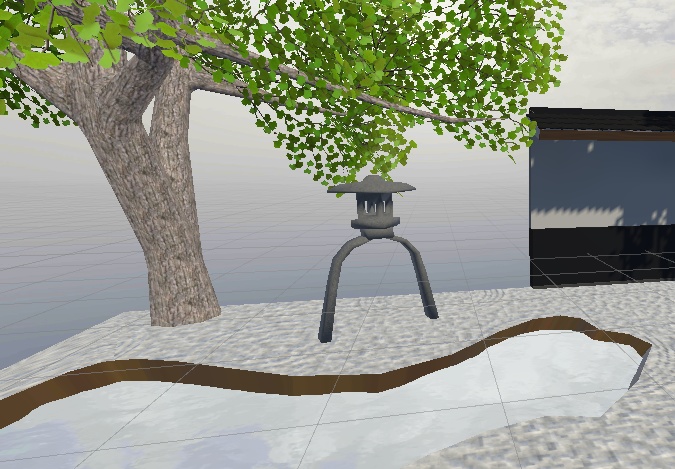 VRChat想定　石灯篭