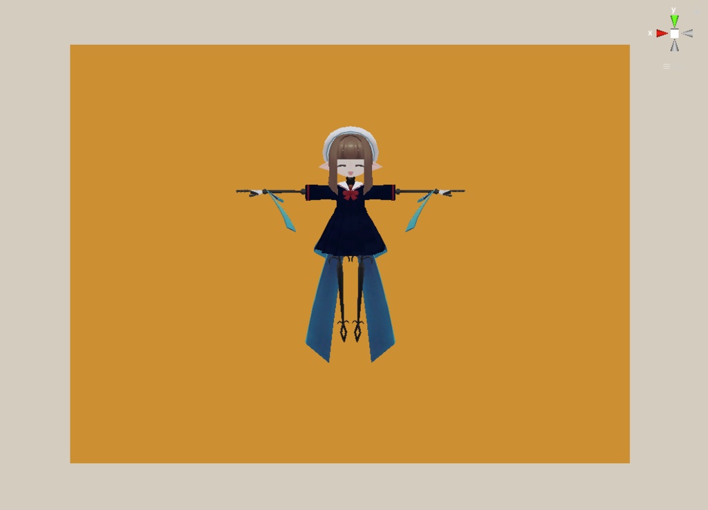 VRChat てっさくちゃん想定セーラー服Quest対応