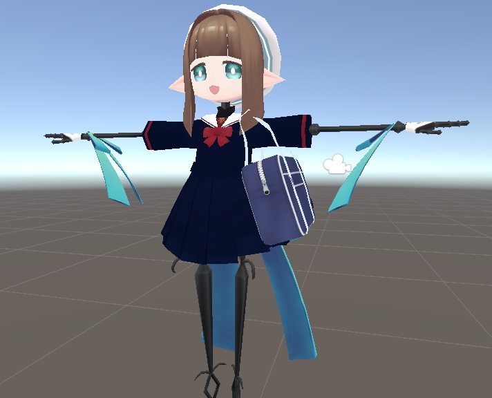 てっさくちゃん想定スクールバッグ