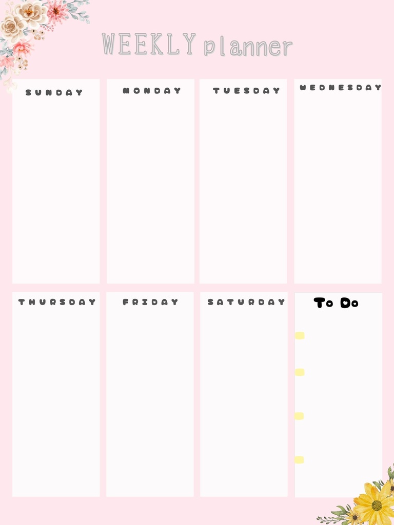 2026年版デジタルプランナー・ウィークリー&マンスリー