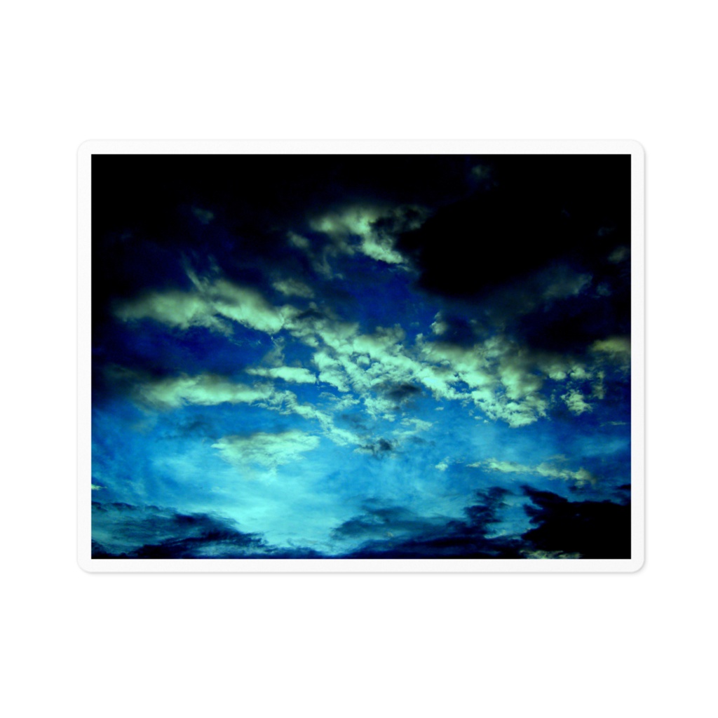 空F1078　ステッカー　ホワイト