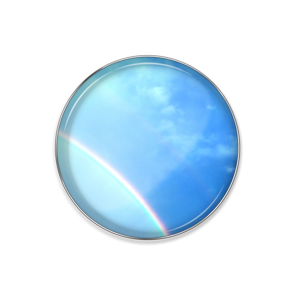 空41 虹 ピンバッジ