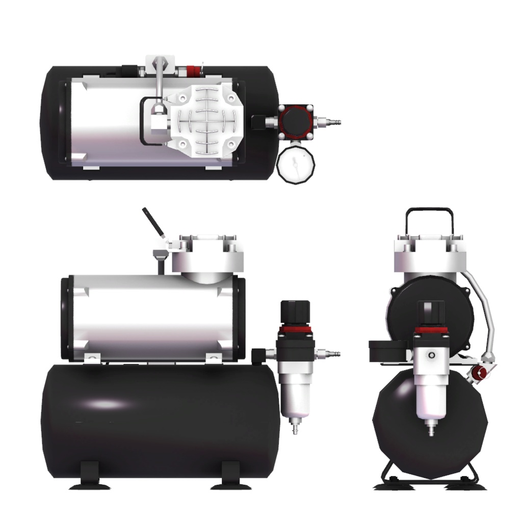 エアブラシ&エアコンプレッサー【VRChat用】