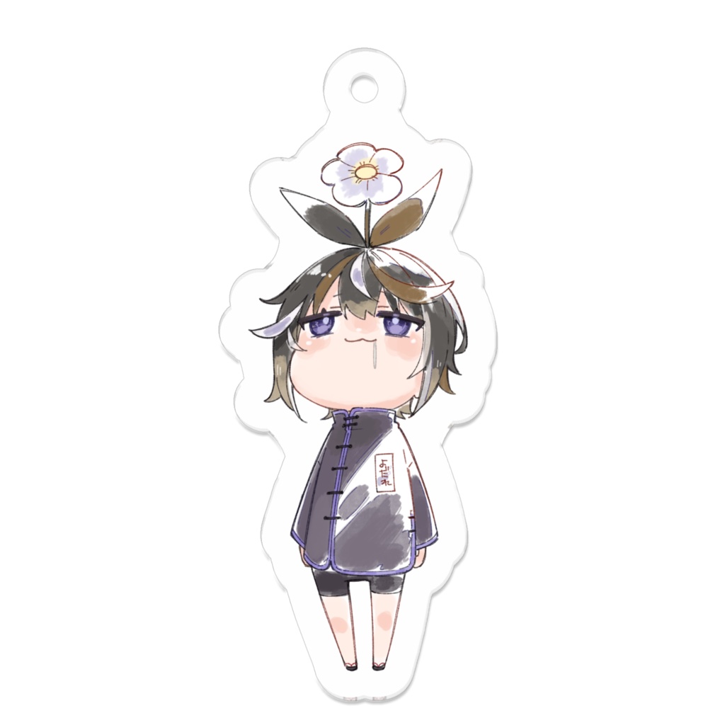 アホ毛の人アクキー(開花)