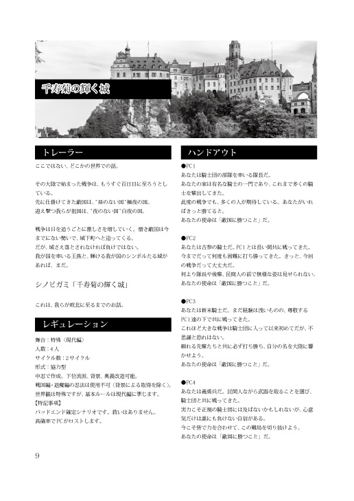 シノビガミ シナリオ集「絆の証明」