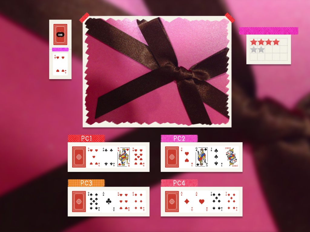 【TRPG部屋素材】シンプル可愛いマスキングテープ&台紙風素材