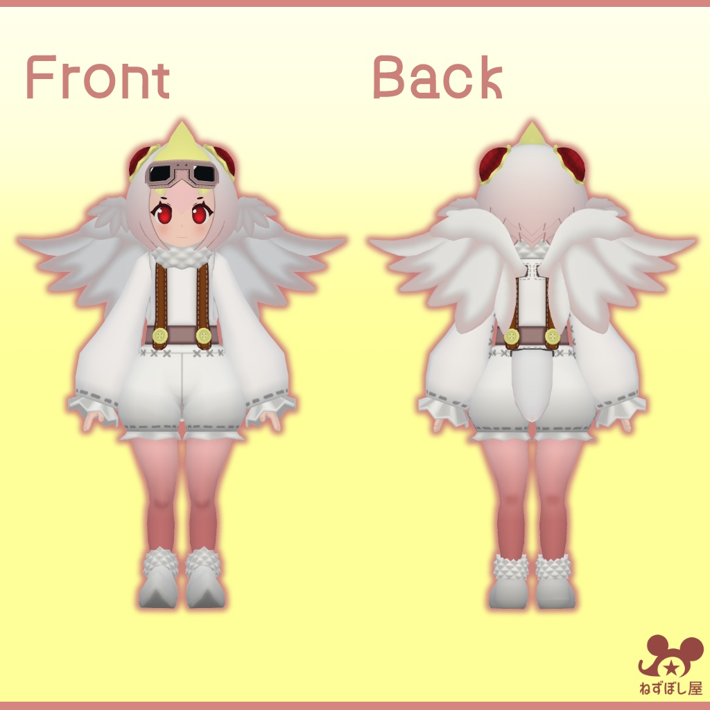 オリジナル3Dモデル「モコ」