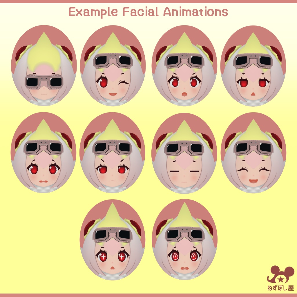 オリジナル3Dモデル「モコ」