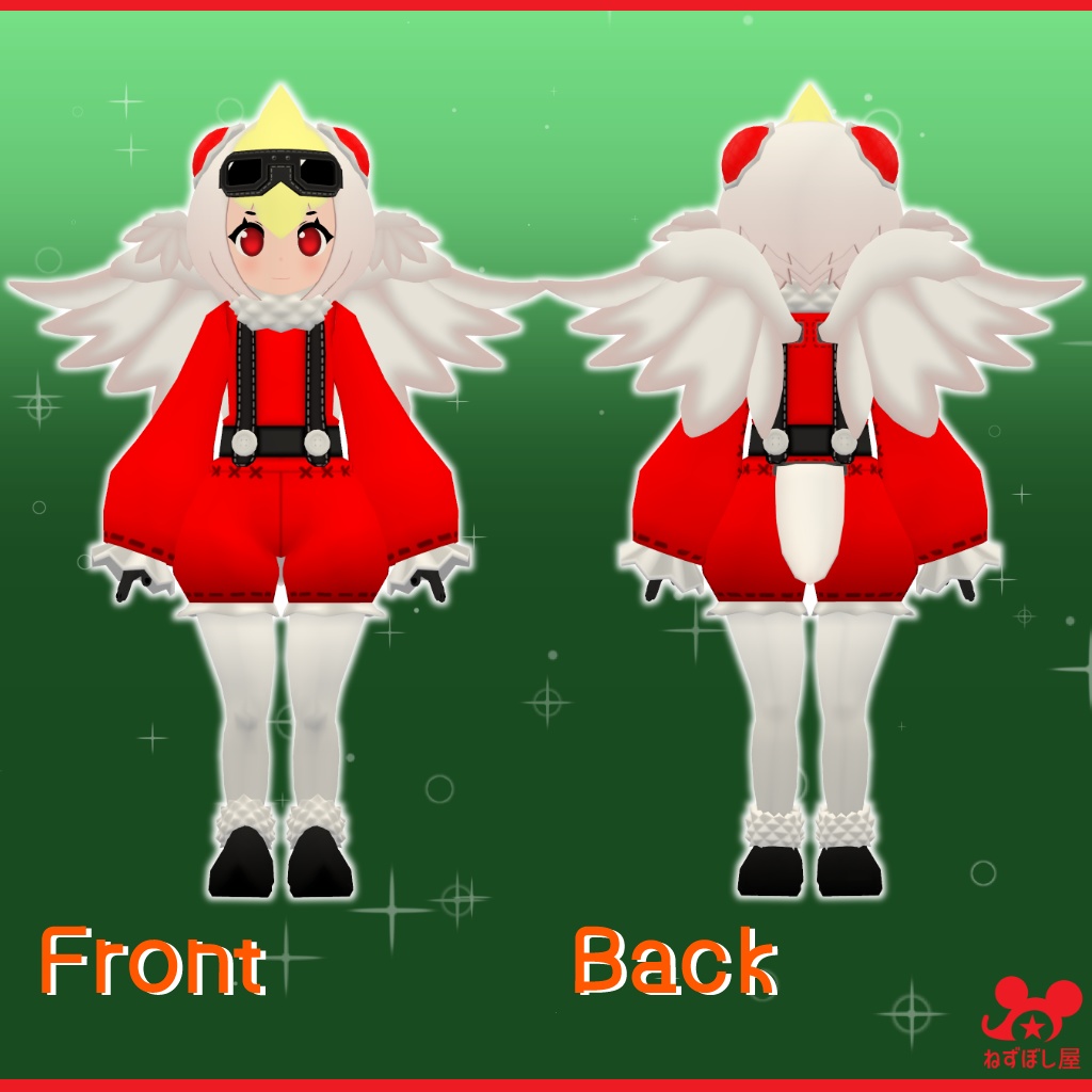 「モコ」用サンタ風テクスチャ