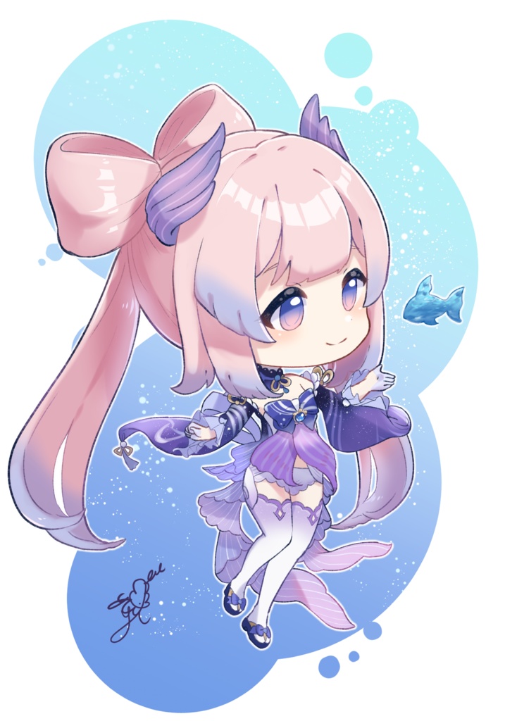 【原神】珊瑚宮心海 デフォルメアクキー