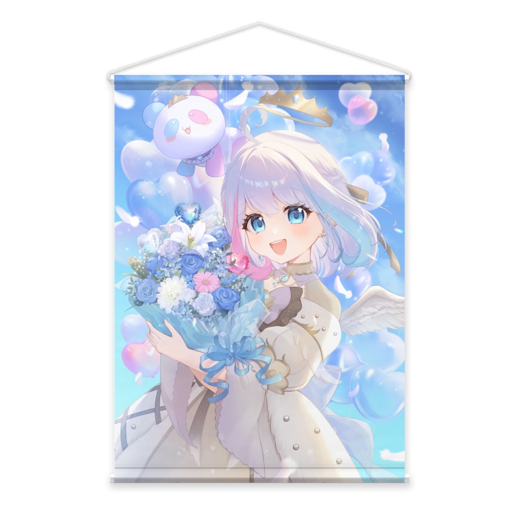 【VTuber】ゆめうゆい2周年記念イラスト　B2タペストリー