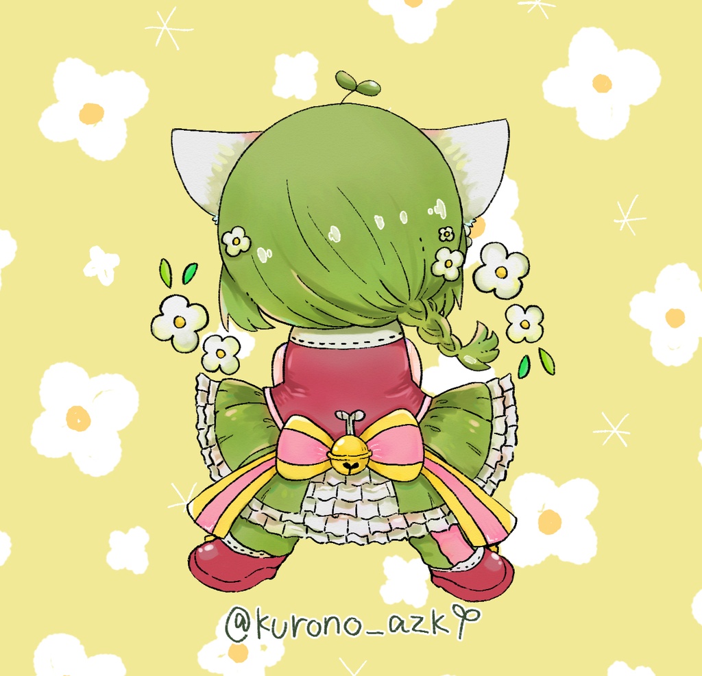 こまこのしっぽゆらゆらアクキー