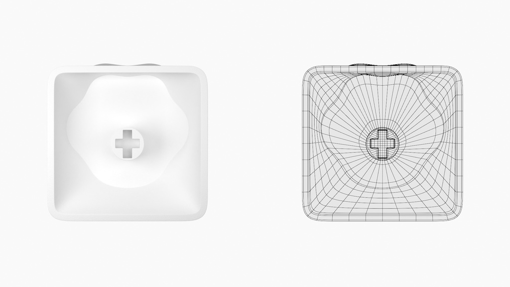 肉球キーキャップ(3Dモデル)